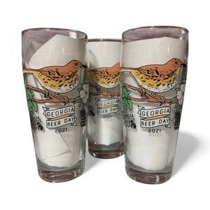 Georgia Craft Brewers Guild - Georgia Beer Day 2021 Pint Glass Pair (2) Glasses